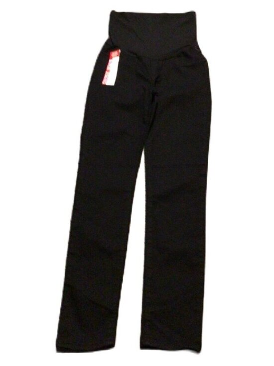 Song Pants - Song Maternity Curvy Skinny Ankle Rayon Jeggings Denim Black Size Small